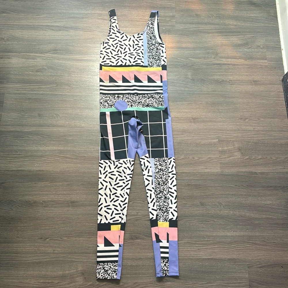 80’s inspired workout one piece